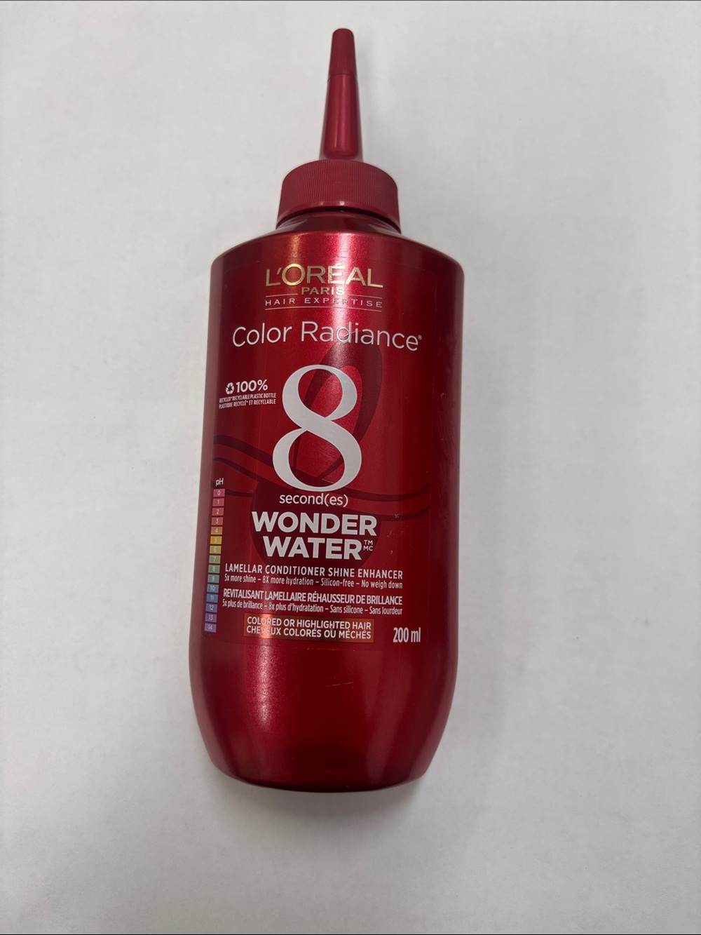 L'Oreal Color Radiance Wonder Water Hair Conditioner - Red Bottle